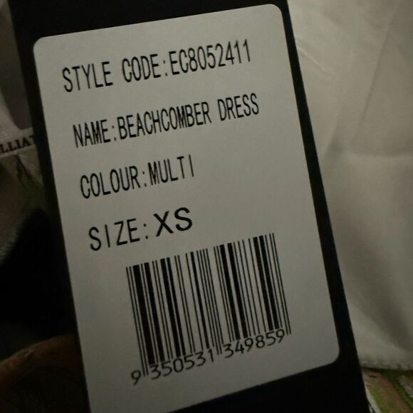 NWT Elliatt Off-Shoulder Beachcomber Sheath Dress size XS - Picture 3 of 8